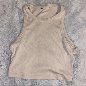 High Neck Cropped Tank
